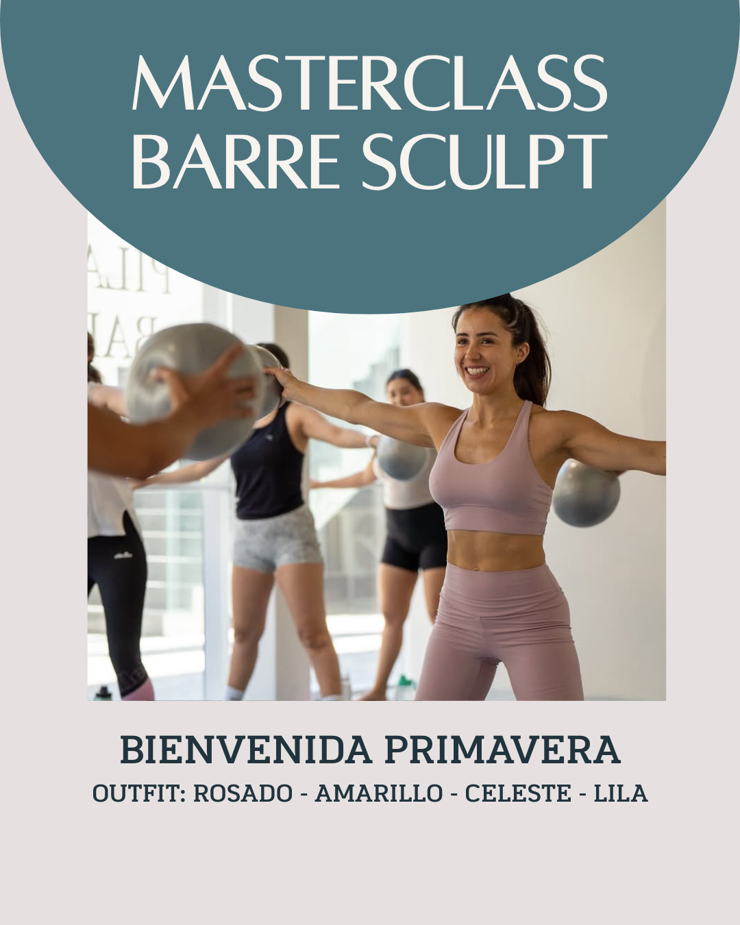 BARRE SCULPT MASTERCLASS 4 OCTUBRE