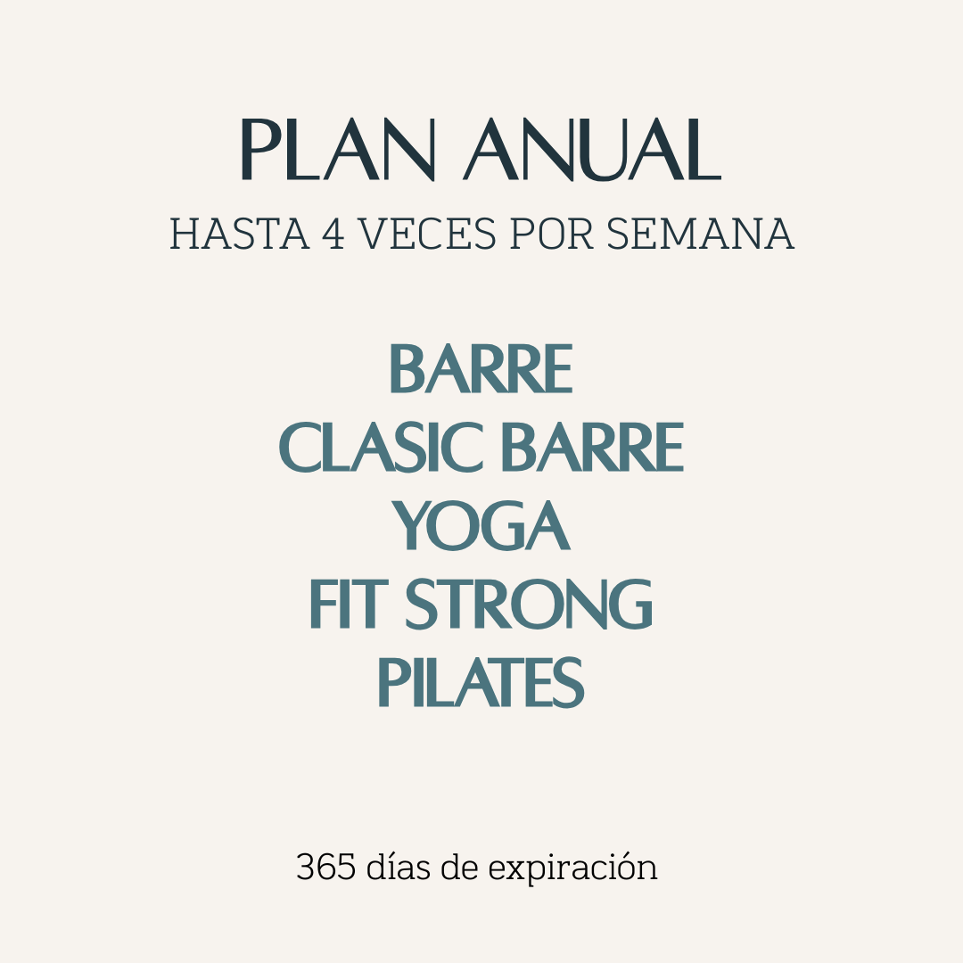 PLAN ANUAL - 4 VECES SEMANA ¡BLACK : 15% OFF!