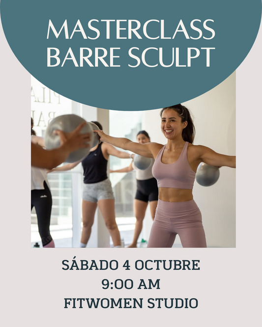 BARRE SCULPT MASTERCLASS 4 OCTUBRE
