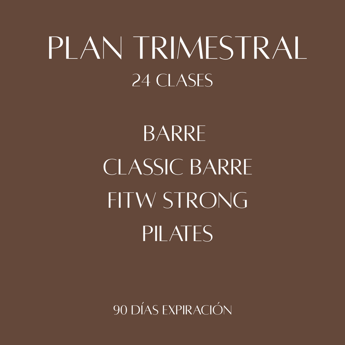 LOS LEONES - TRIMESTRAL - 24 CLASES