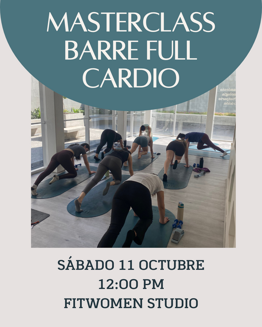 BARRE FULL CARDIO MASTERCLASS 11 OCTUBRE