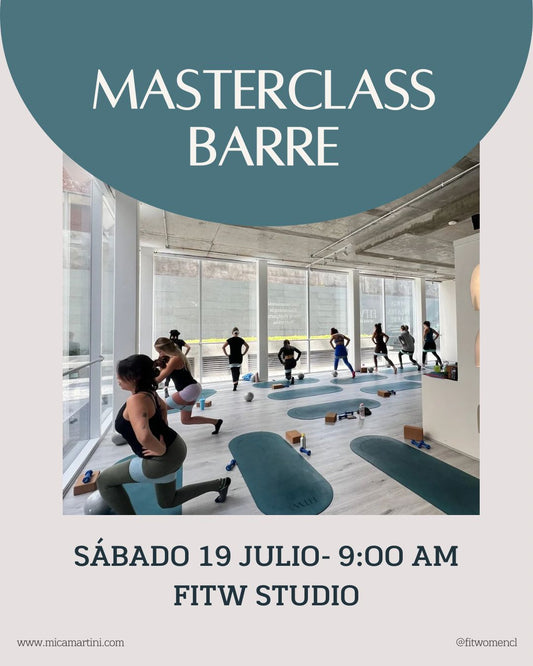 BARRE MASTER CLASS - 19 JULIO
